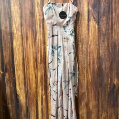 Caroline Morgan  Size 10 Jumpsuit Floral / Pink  new 