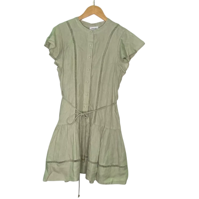 Piper Womens  Size 12 Midi Dress Green 
