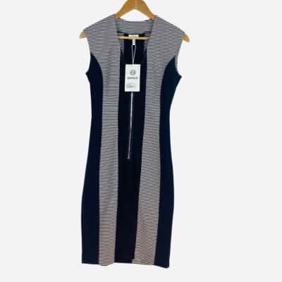 Sportalm - Navy Sleeveless Bodycon Dress (Size 12)
