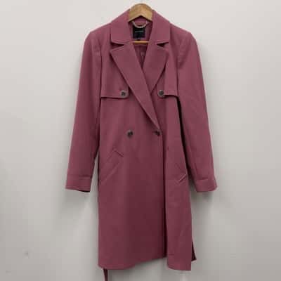 ‘Portmans’ Pink Trench Coat 