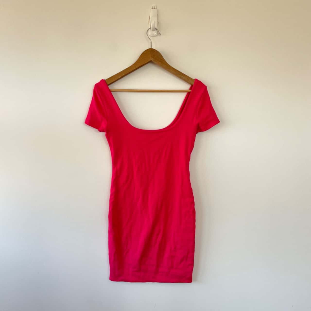 open lace back dress Red avant garde short dress main image 0