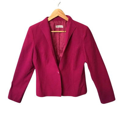 Women’s Size 10 Pink Anthea Crawford Blazer