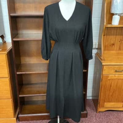 Seed Heritage Womens  Size 8 Casual Dress Black  