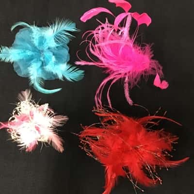  Selection of 4 Small Fascinators Womens  One Size 