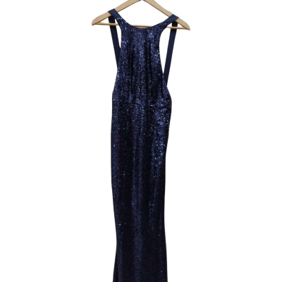 Luxe Elle Zeitoune Womens Size 8 Formal Dress Blue (3)