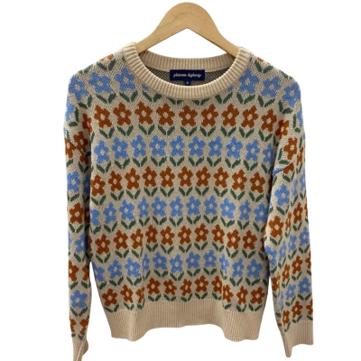 Princess Highway Womens  Size 6 Jumper Beige / Blue / Brown 