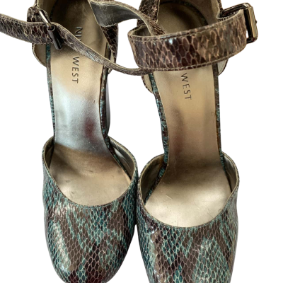 Nine West Snake Skin Size 6.5 Platforms 