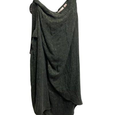 Sass & Bide Womens Ruffled Hemline Skirt  Size 10 Khaki 