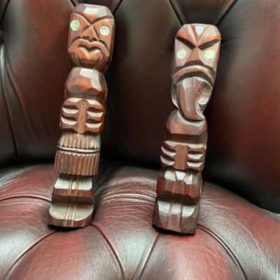 New Zealand Wooden Totems Bundle of 2