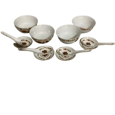 Vintage Tatung Rice Bowls, Spoons and Plates