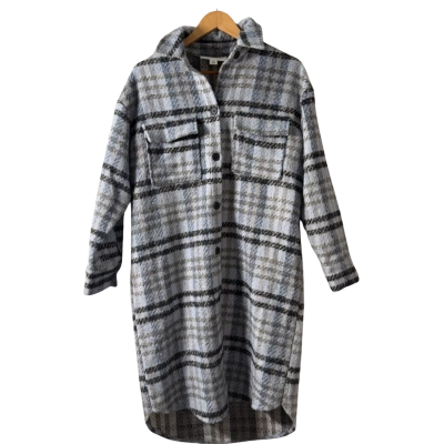Glassons Womens  Size 6 Winter Coat Beige / Black  / Blue 