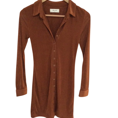  Womens  Size XS Formal Dress Burnt Orange 