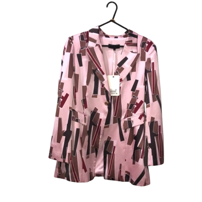 * Brand New* Motto Pink Shapes Print Blazer Size 12 