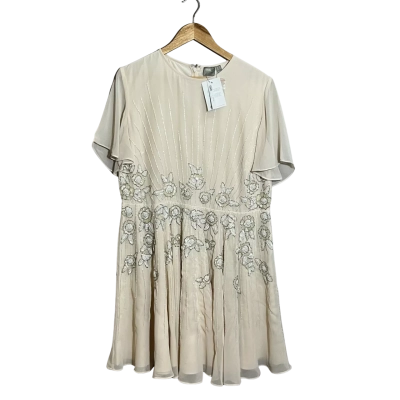 ASOS Womens  Size 18 Casual Dress Beige 