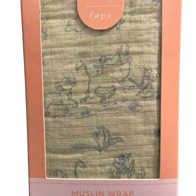 Disney Kids Teal Muslin Wrap 