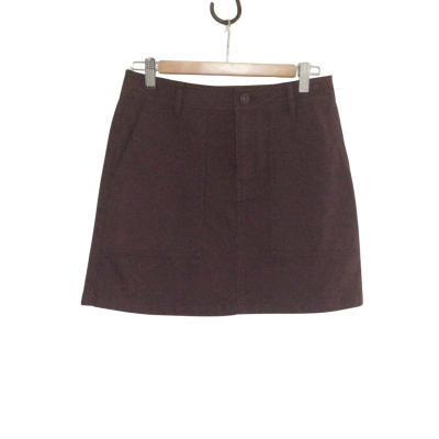 Country Road Women's Size 4 Denim Skirt Maroon 