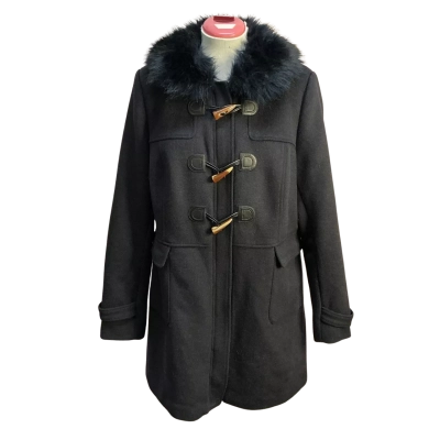Review Womens  Size 16 Duffle Coat Black  