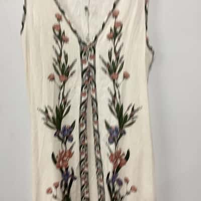Max Studio Womens  Size XS Party Dress Cream / Floral 
