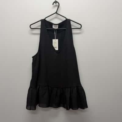 BNWT Seed Heritage Womens Black Top Size 14