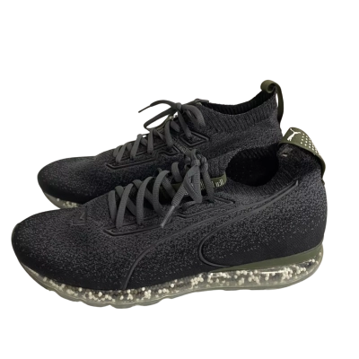 Puma Mens  Size 10 Jamming EvoKNIT Sneakers Forest Olive/ Black