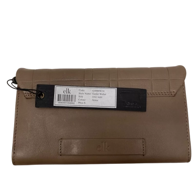 Elk Light Brown Leather Galler Wallet