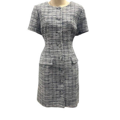 Tokito Womens  Size 14 Mini Dress Blue / Navy Blue / White 
