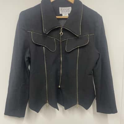 Vintage Babak jacket Womens Size 40 (approx. Size 12 AU) Black  