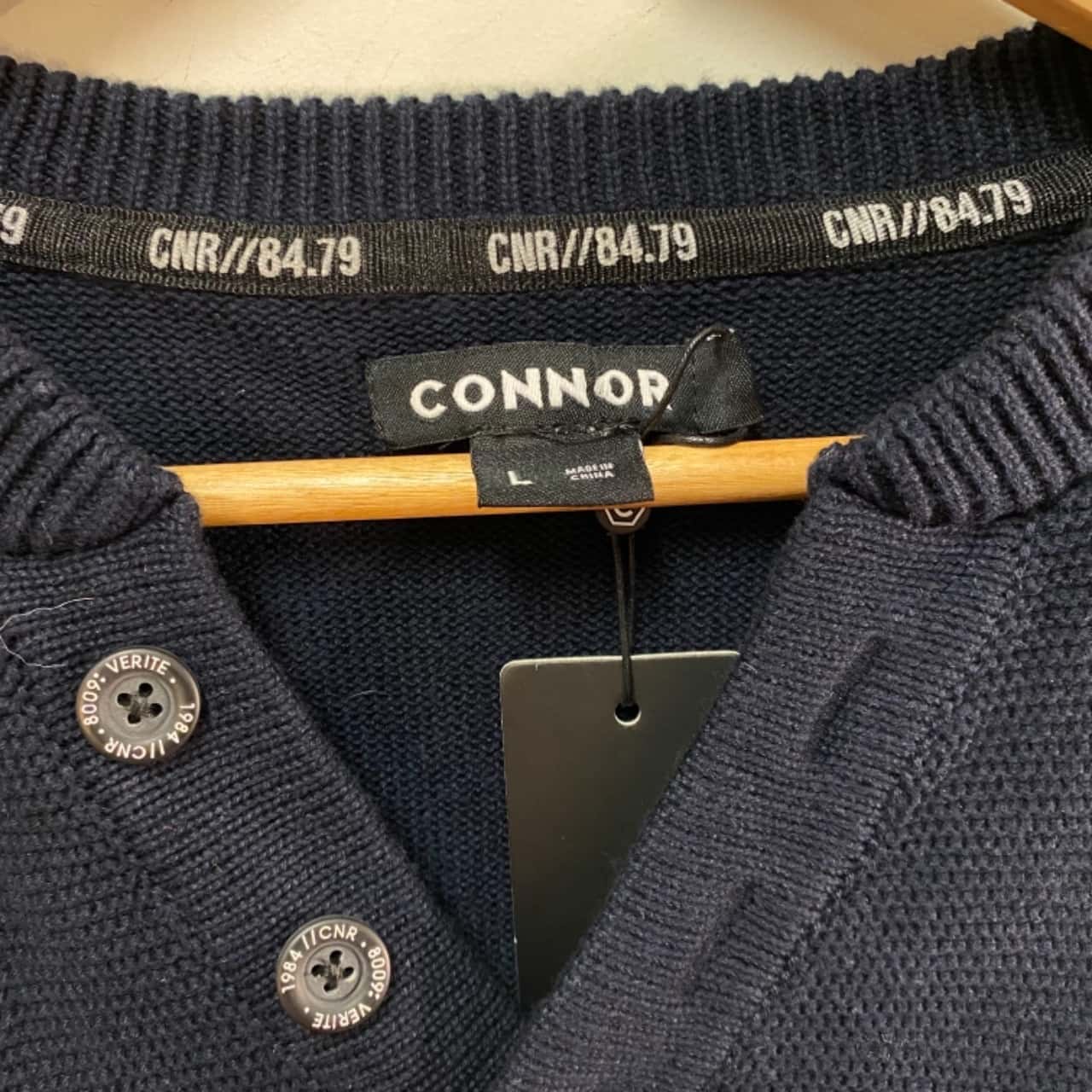 BNWT Connor Mens Size L Navy Blue Jumper(s)