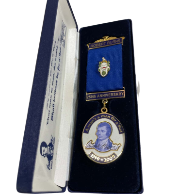 Robert Burns 250th Anniversary Medallion 