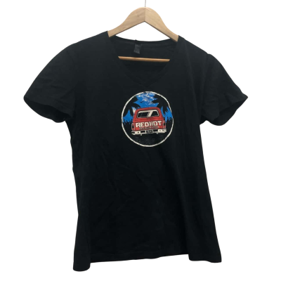 Gildan Red Hot Summer Tour  Womens  Size XL Short Sleeve Shirt Black  