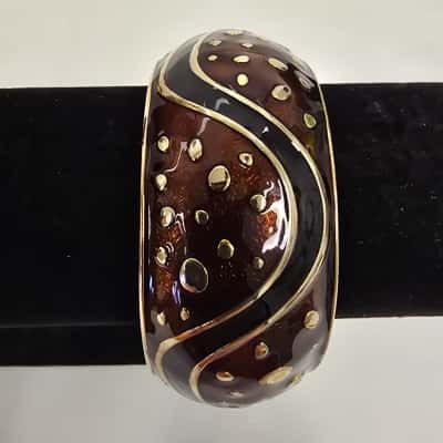  Womens Bracelet Brown "Pull Open" Bracelet