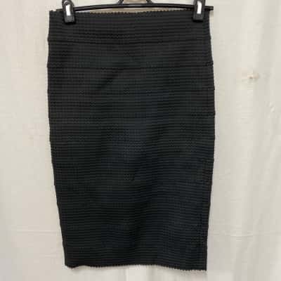 Seed Heritage Womens Black Stretch Skirt Size 10