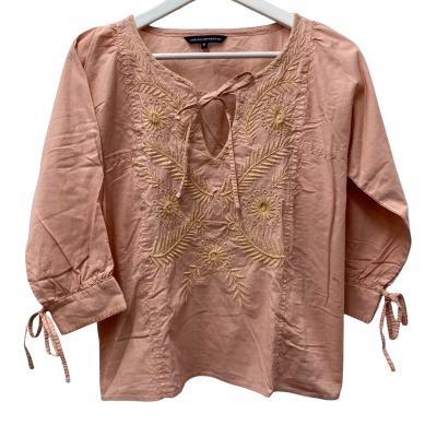 French Connection Womens  Size 10 Blouse Pink  - 100% Cotton