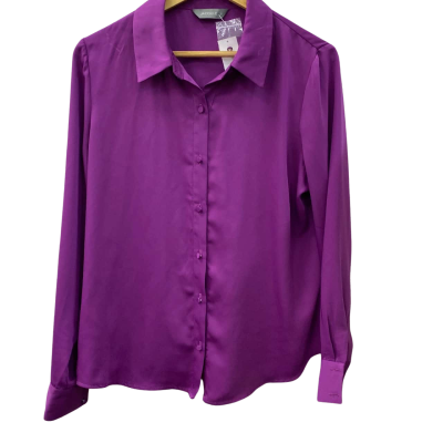Jacqui-E Womens  Size 12 Blouse Purple 