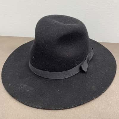 Brixton Womens Wool Hat Size 7 / S Black  