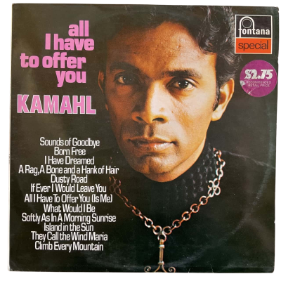 Kamahl “All I Have To Offer You” Autographed Vintage 12 Vinyl LP