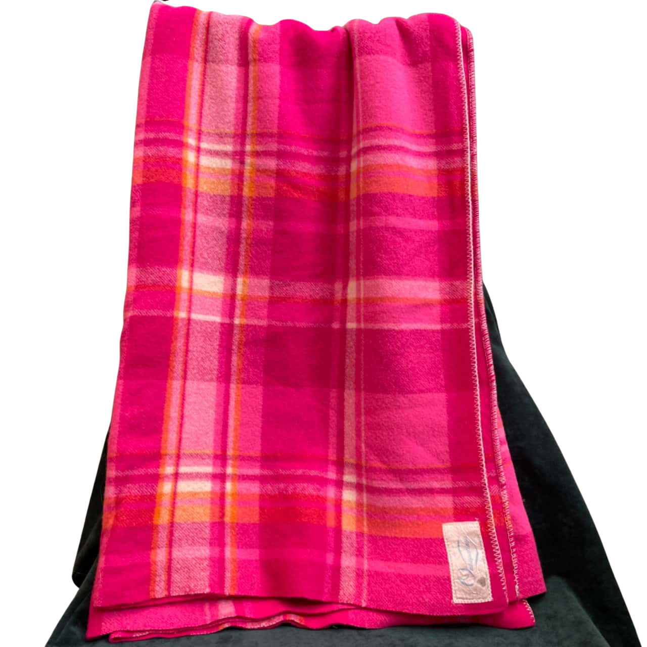 Onkaparinga Woollen Double BlanketPink and yellow (s)