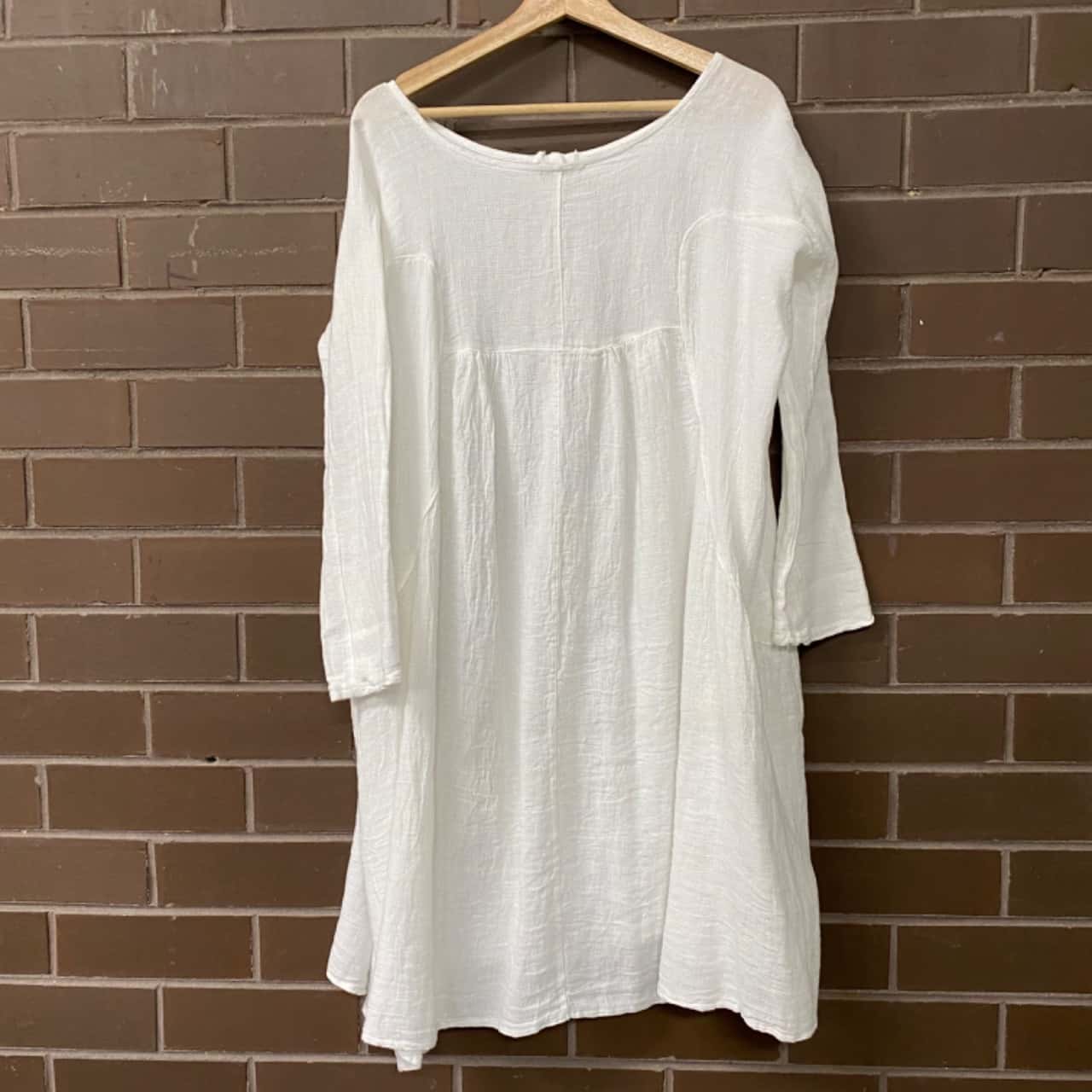 BNWT Ridley Womens Size S/ M Linen Blend White Oversized Dress(s)