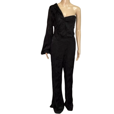 Audette  Womens  Size XS Jumpsuit Black  