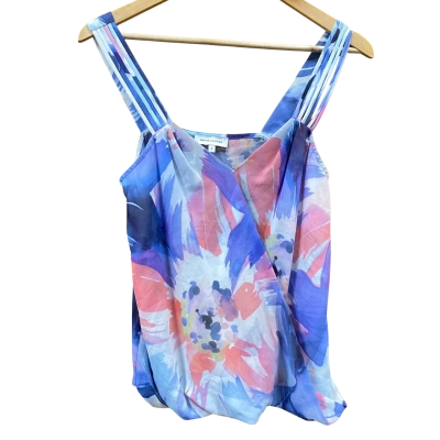 Wayne Cooper Colourful Patterned Crossover Blouse Size 8