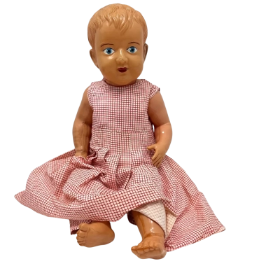 Vintage Celluloid Doll Approx 50cms slight Damage to Nose