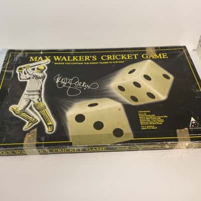 Rare! - Max Walkers Cricket Game - 1984