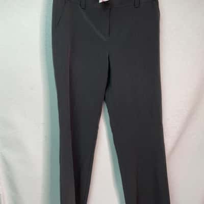 Suzannegrae Womens  Size 12 Straight Leg Pants Grey 