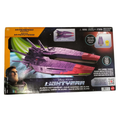 Disney - Pixar. Hyperspeed Series - Zurg's Mothership. Lightyear, by Mattel +4 years. On the Box.