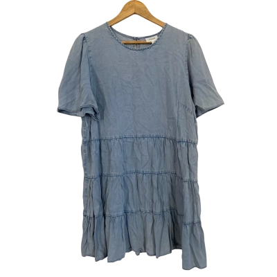 Seed Heritage Womens  Size 16 Casual Dress / Short Sleeve Dress  Blue 