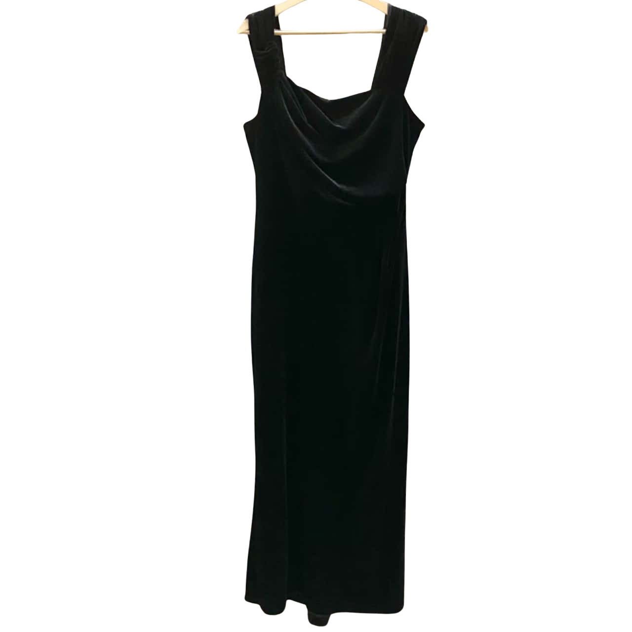 blue dress for baby girl Women's Crepe Easy Fit Dress in Black main image 0