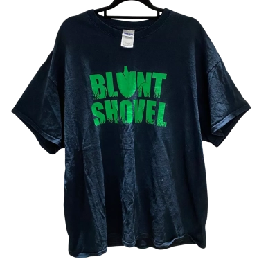 Blunt Shovel Aussie Metal Band T Shirt Gildan Size XL Short Sleeve T-shirt Black  / Green 