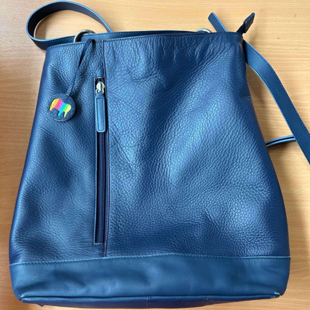 Mywait Zurich Backpack Blue backpack RRP 453