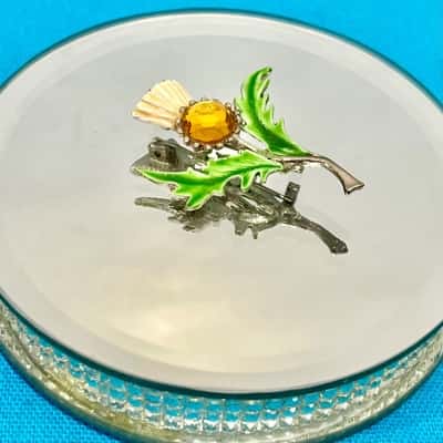 Vintage Scottish Thistle Brooch 