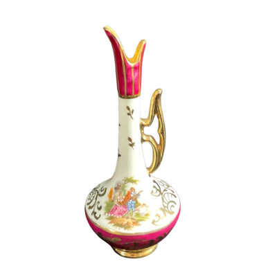 Vintage Limoges Porcelain Ewer. 14 cm high